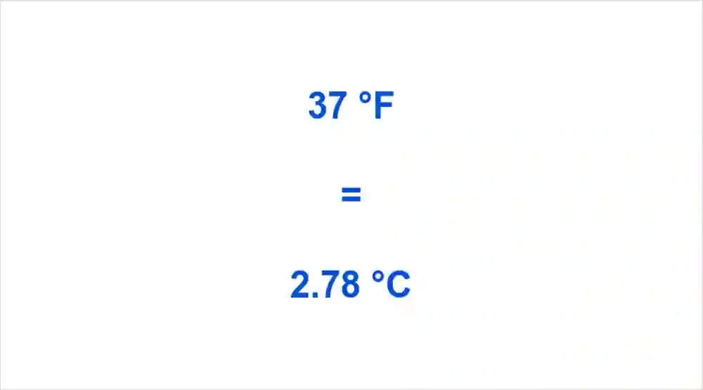 37.5 Celsius to Fahrenheit Accurate Temperature Conversion